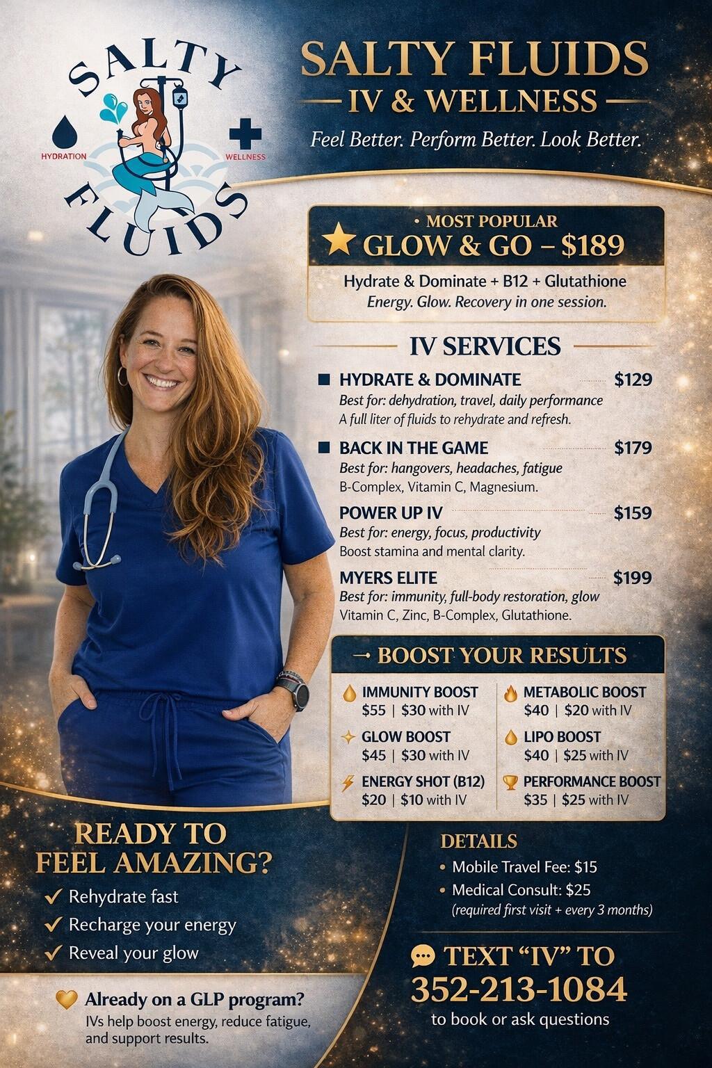 Salty Fluids IV & Wellness Salty Fluids IV & Wellness