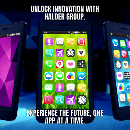 Empower Your Business with an App from Halder Group!