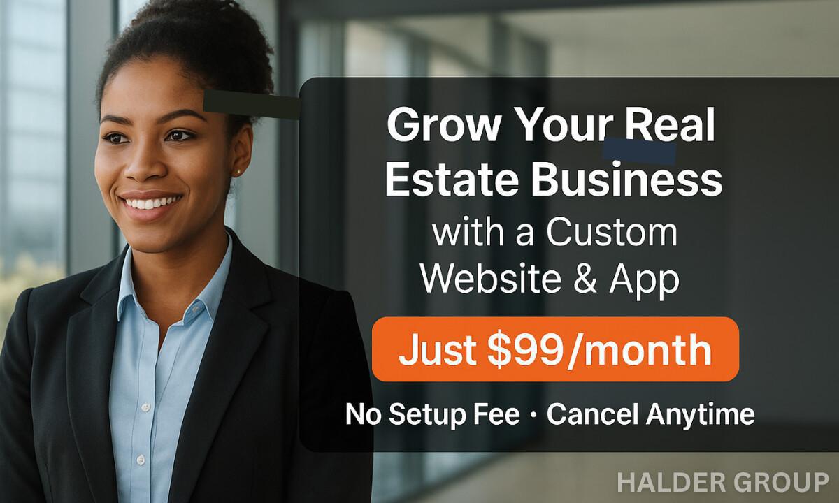 Real Estate Website & App — Only $99/mo 🔑📊