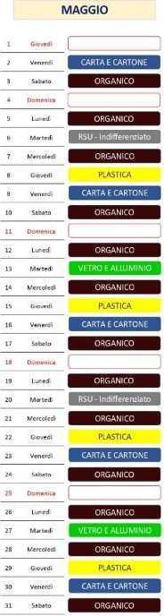 Calendario