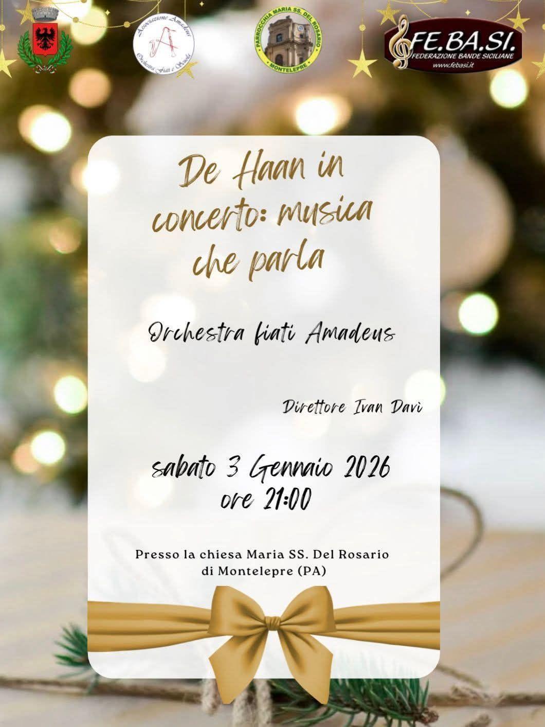 Concerto De Haan in Concerto: Musica che Parla (inizio ore 21:00)