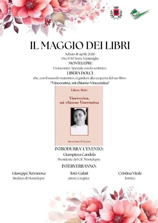 Presentazione del libro “Vincenzina, mi chiamo Vincenzina” di Libera Dolci (ore 18,00 Inizio evento – ore 19,30 Fine evento)