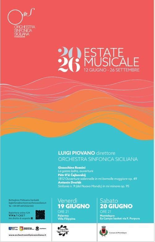 Orchestra Sinfonica Siciliana - Luigi Piovano direttore (inizio ore 21.00)
