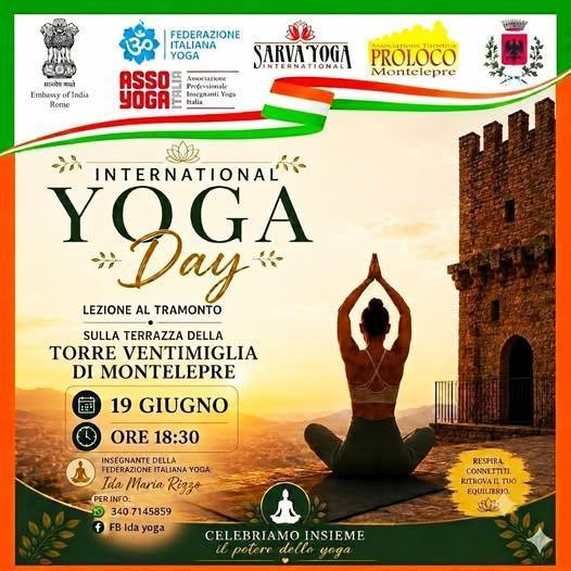International Yoga Day - lezione al tramonto (inizio ore 18.30)