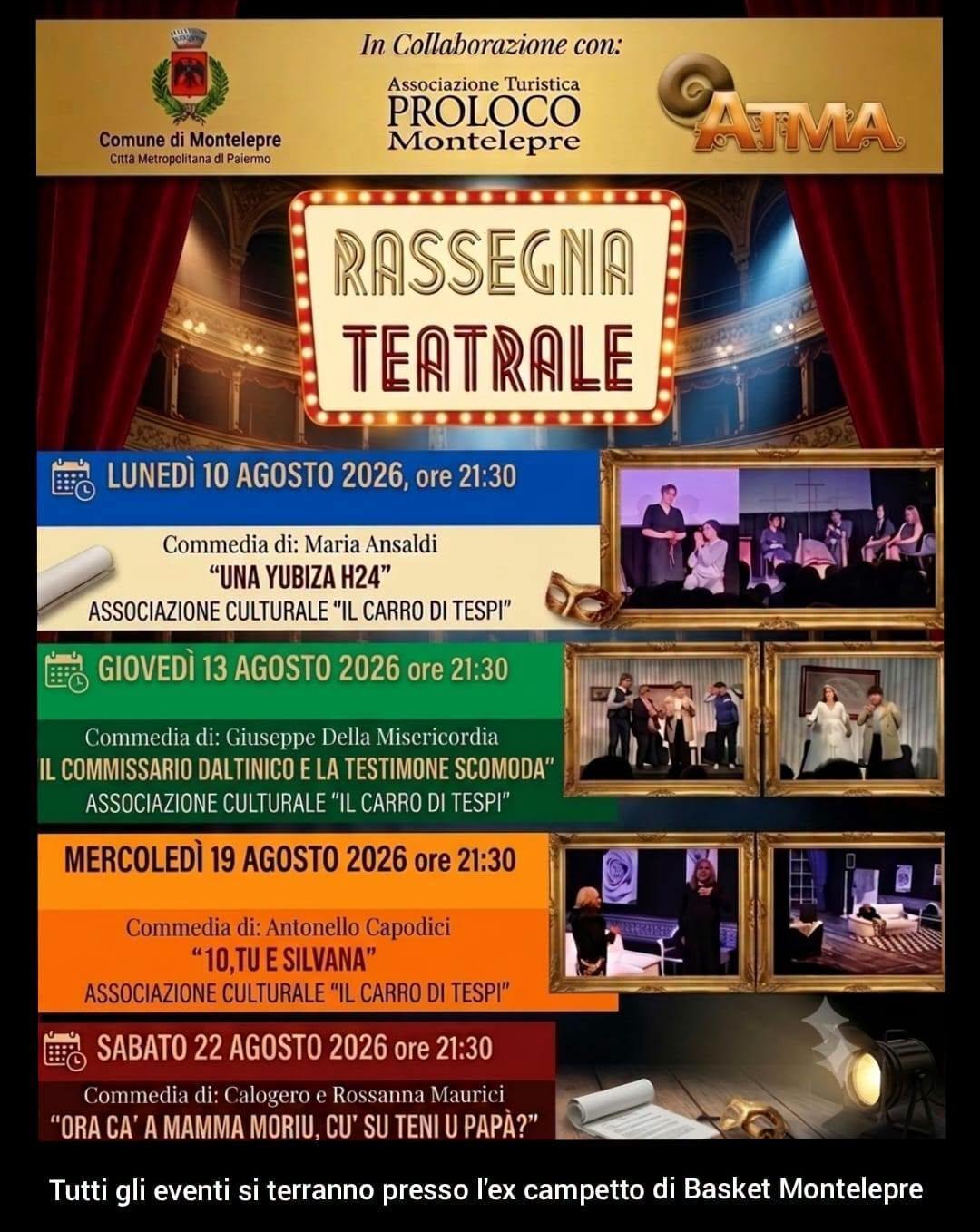 Commedia di: Maria Ansaldi "UNA YUBIZA H24" (inizio ore 21.30)