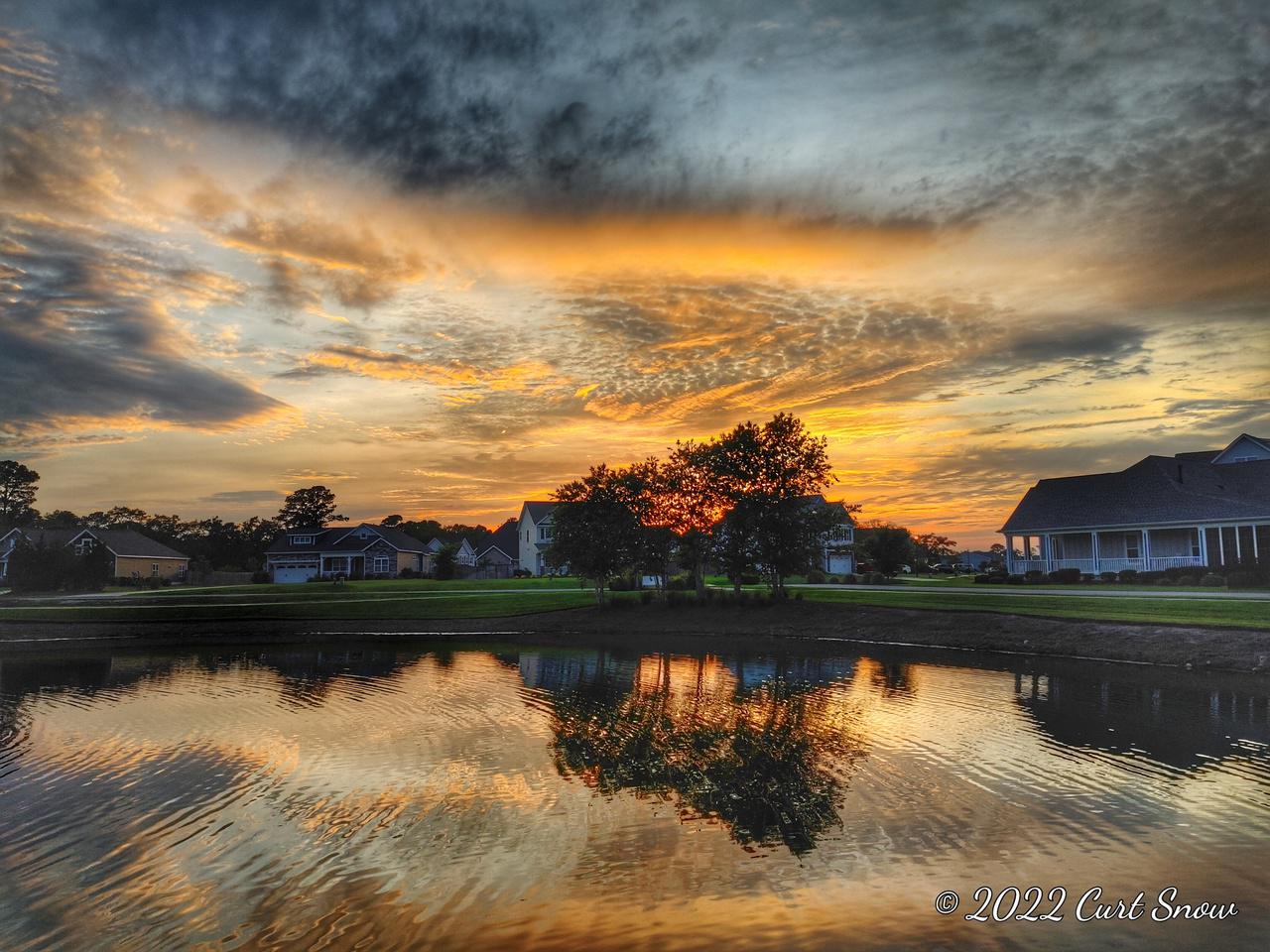 Sunset on A Small Pond