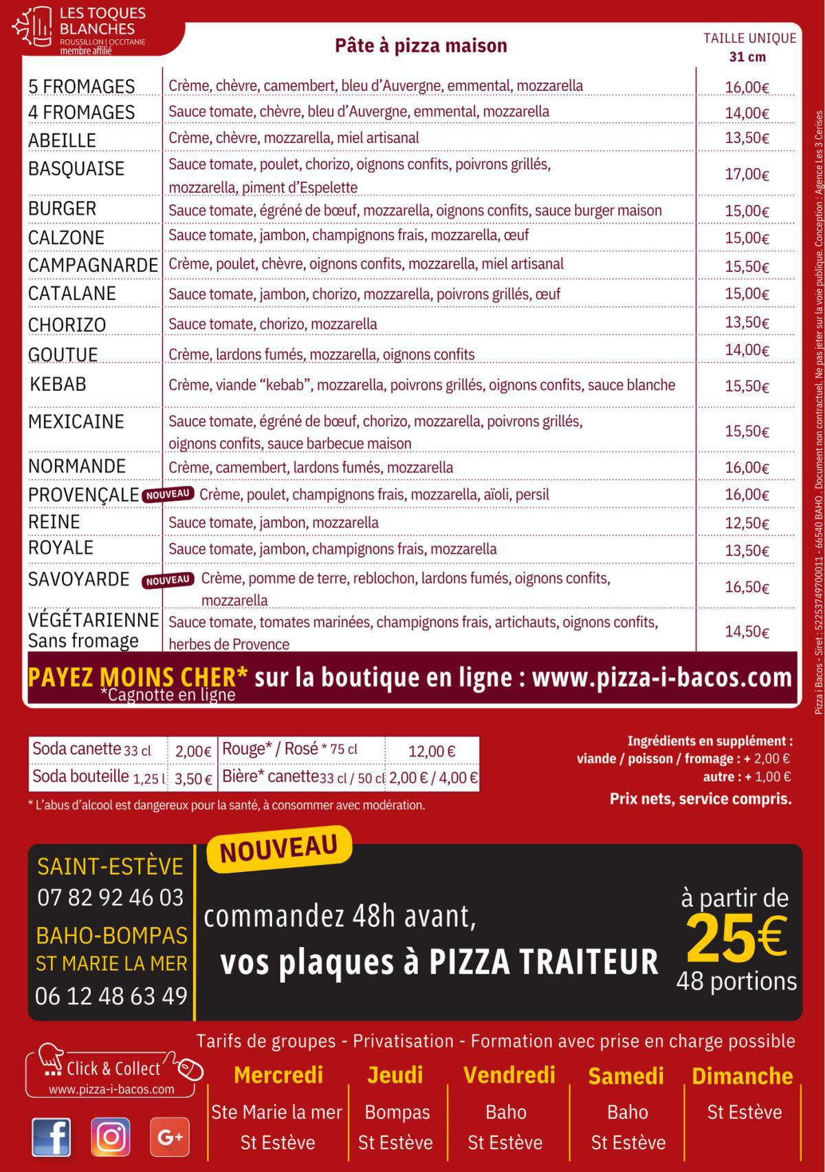 PIZZA I BACOS