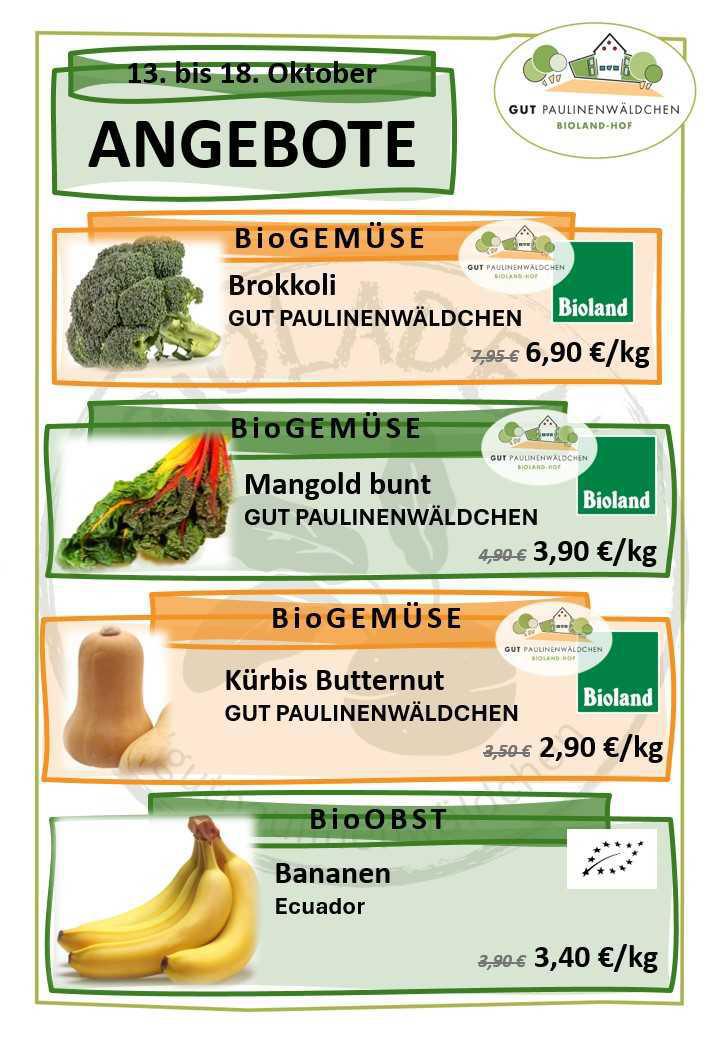 Aktuell besonders preiswert im Bioladen