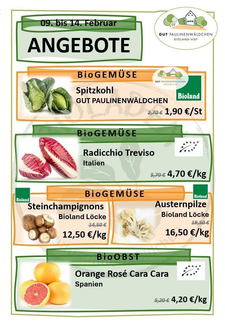 Angebote der Woche 09.02. - 14.02. 