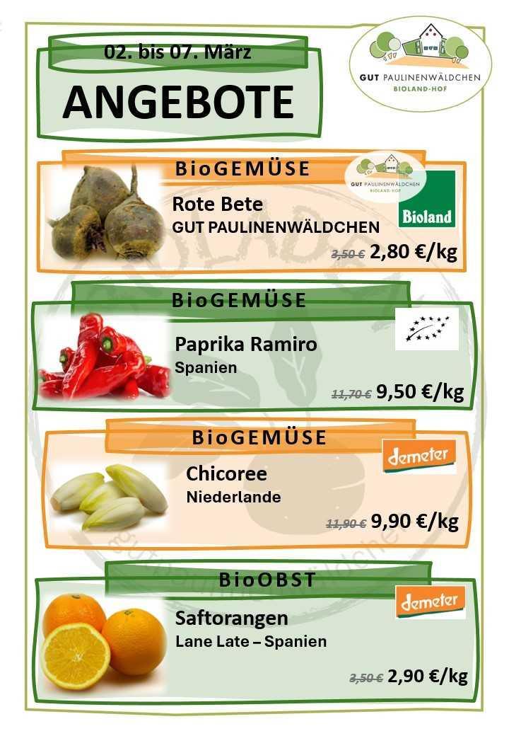 Angebote der Woche vom 02.03. - 07.03. 