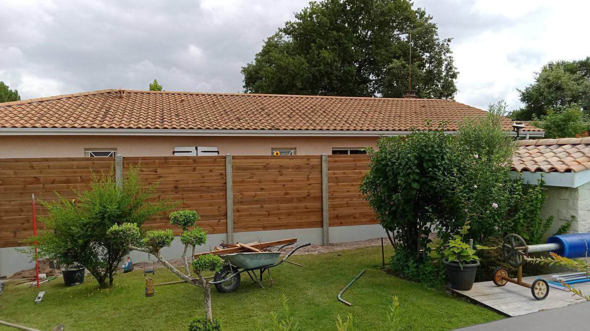 Clôtures bois bêton Clôtures bois bêton