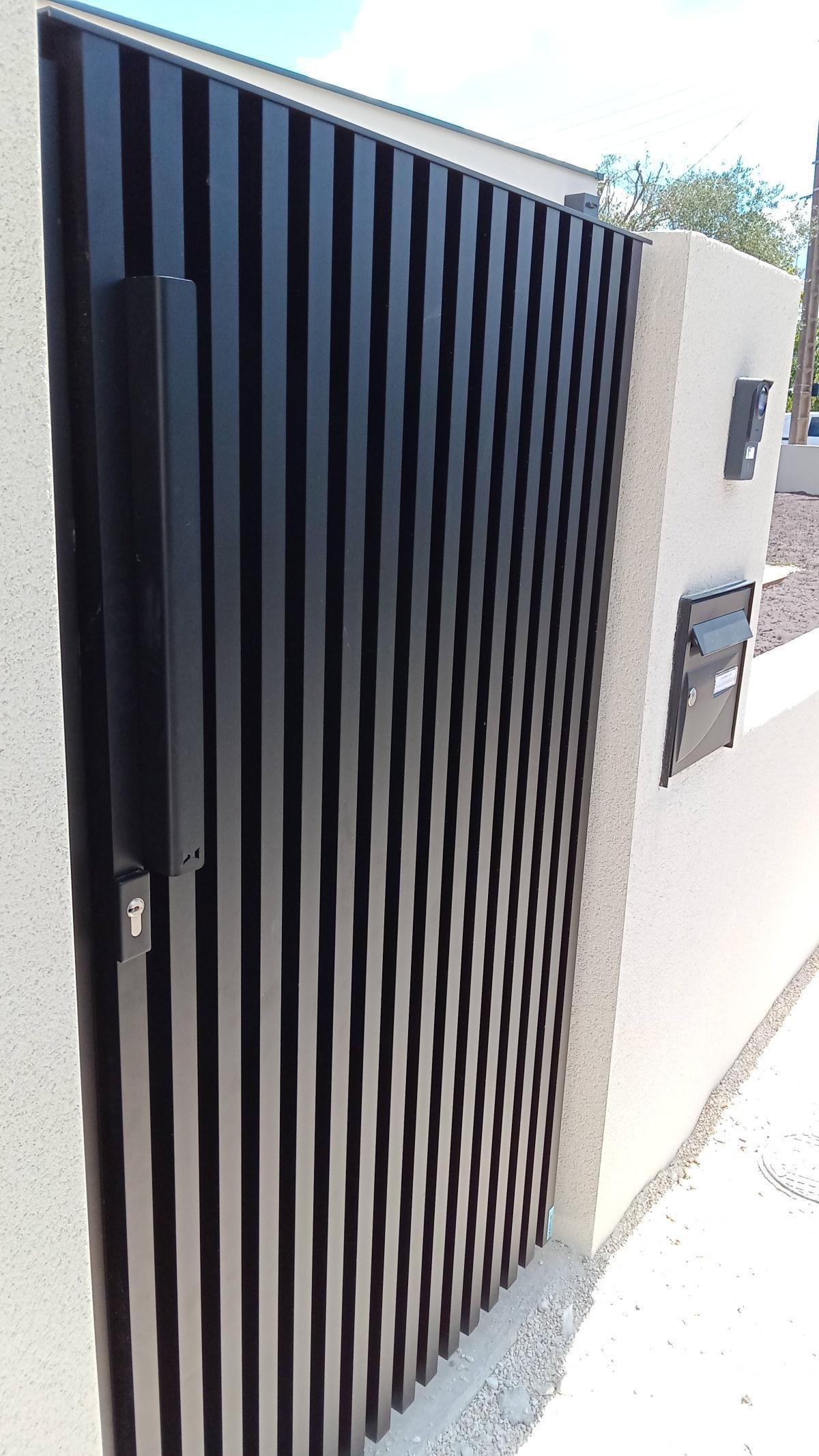 Portail coulissant et portillon ABEL Portail coulissant et portillon ABEL