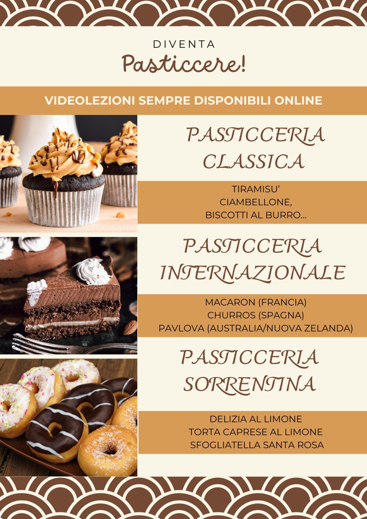 DIVENTA PASTICCIERE!!!VIDEOLEZIONI REGISTRATE ONLINE.