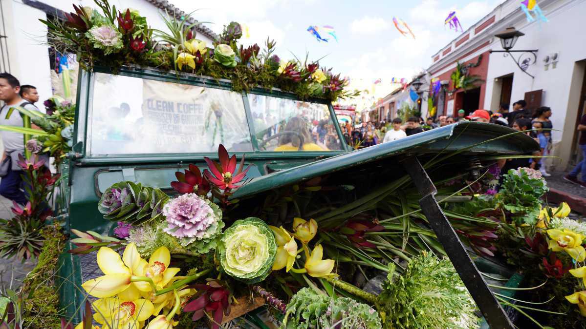  Los Follajes de TAK Se Lucen en el Festival de las Flores en Antigua