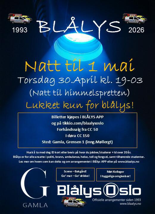 Blålys 30.April (Natt til 1 mai) party Blålys 30.April (Natt til 1 mai) party