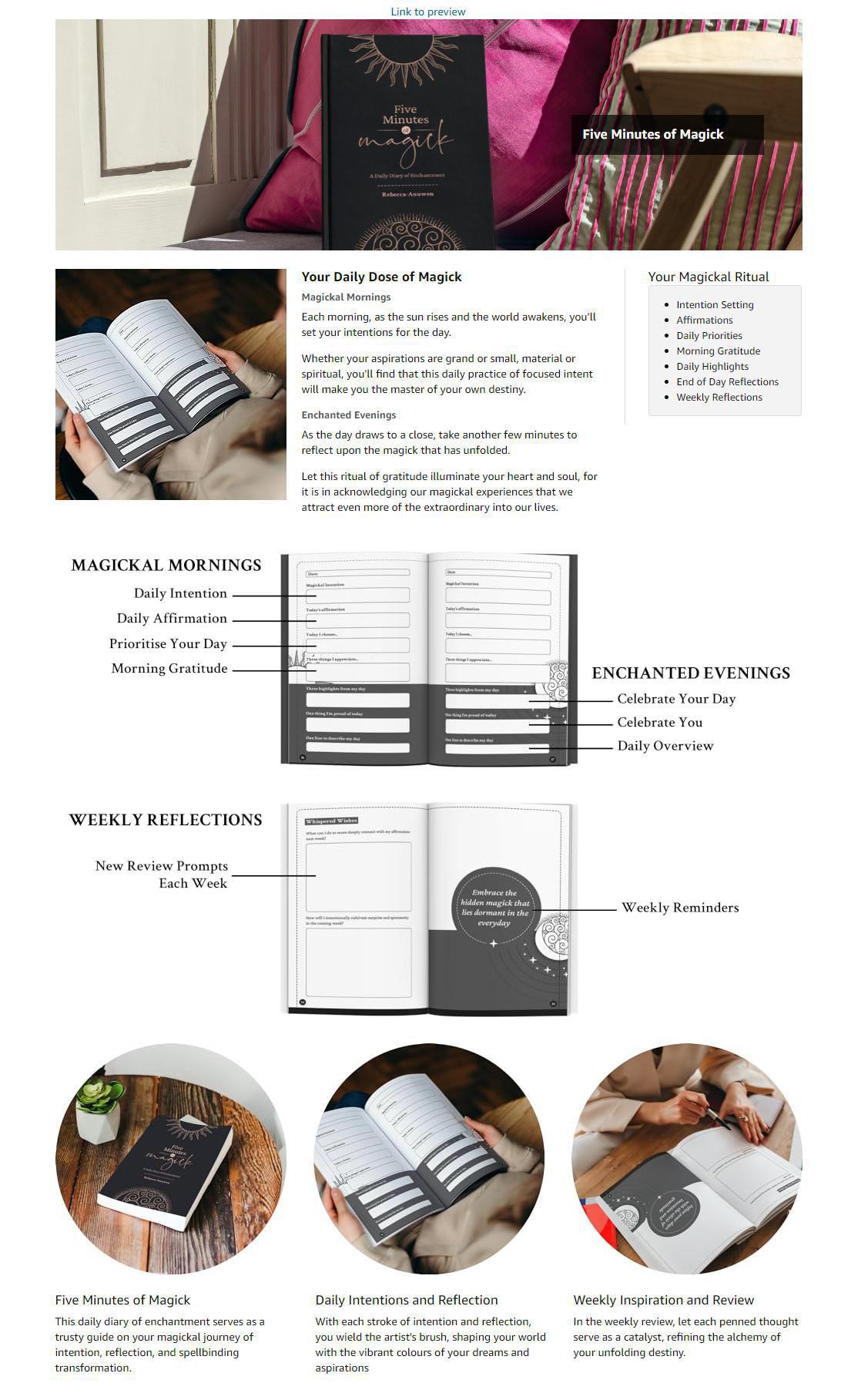 Five Minutes of Magick: A Daily Diary of Enchantment Five Minutes of Magick: A Daily Diary of Enchantment