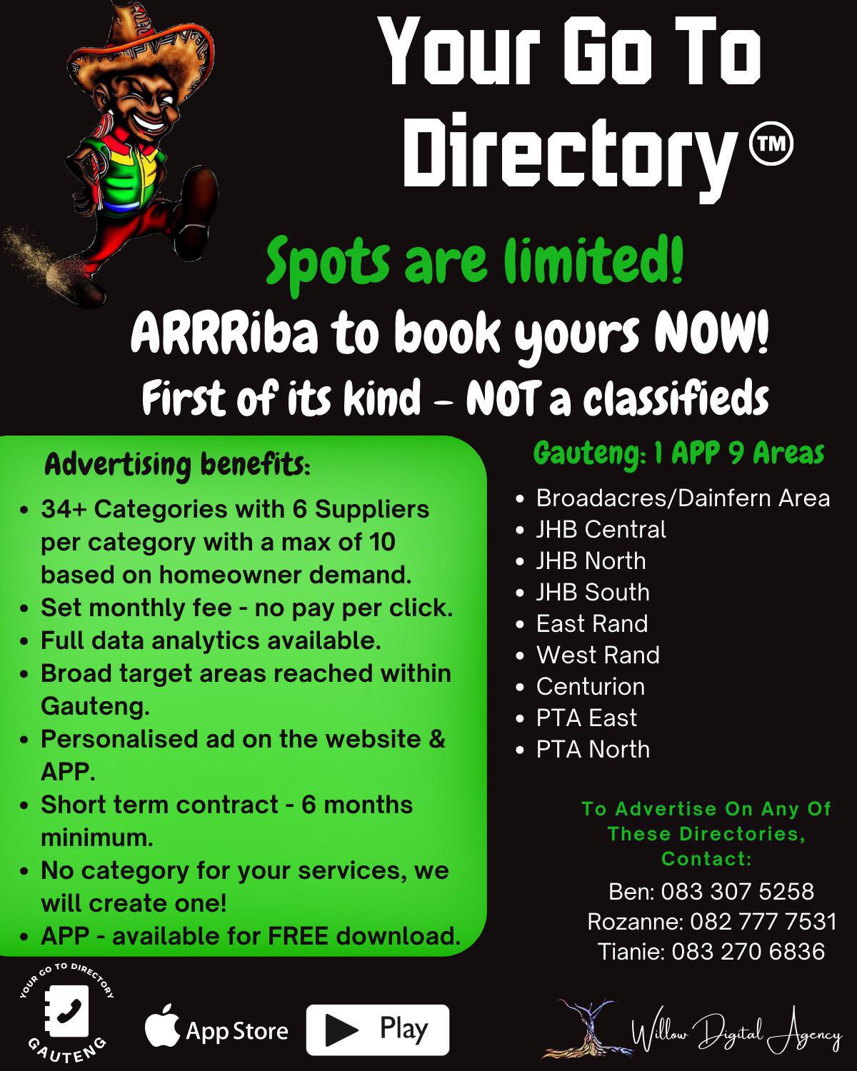 Advertising Spot for you - PTA East