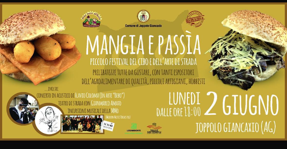 Mangia e Passìa - Piccolo Festival del Cibo e dell'Arte di Strada (inizio ore 18.00)