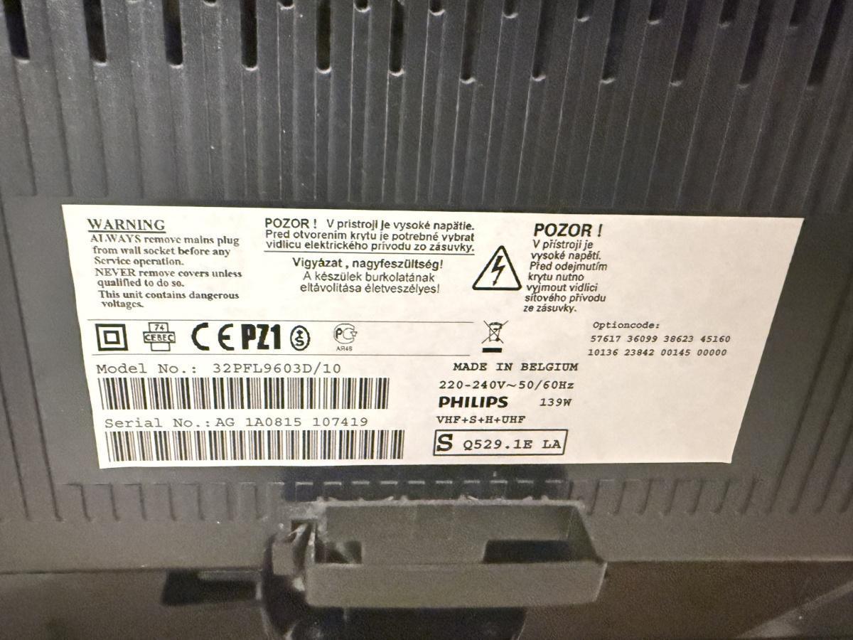 Télévision Philips 32 pouces noire