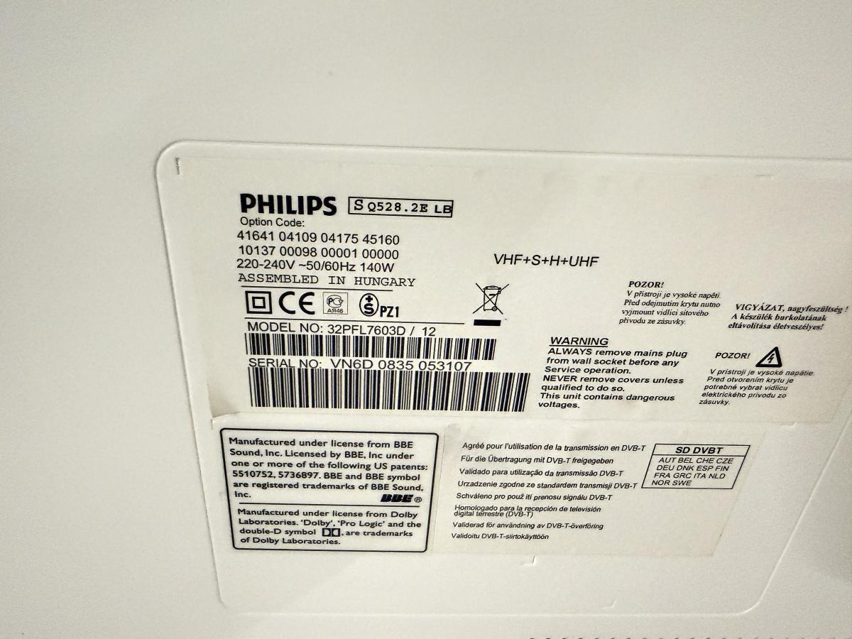 Télévision Philips 32 pouces blanche
