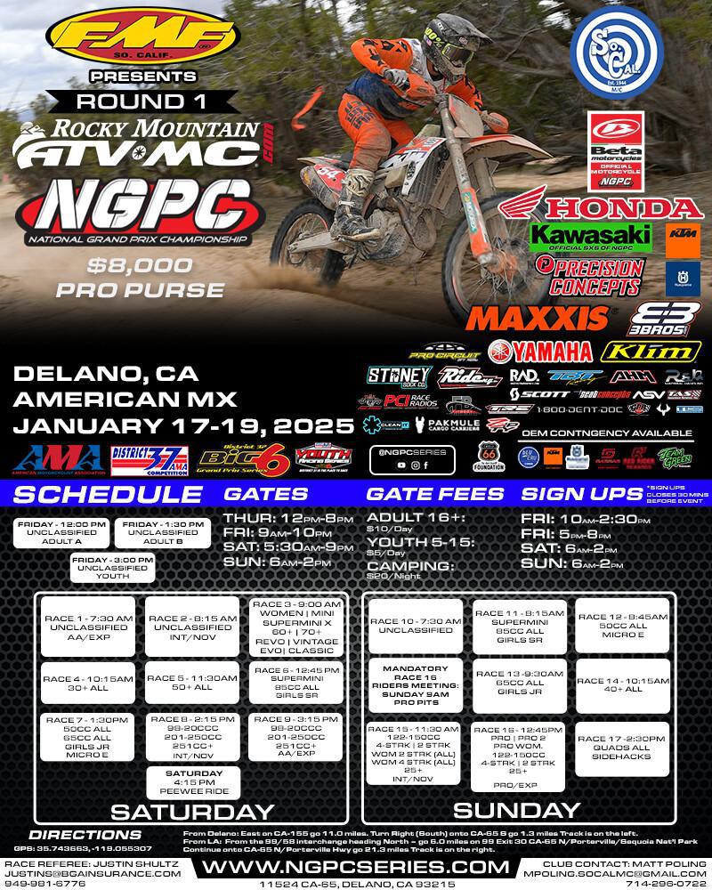 Round 1 – SoCal MC American Grand Prix