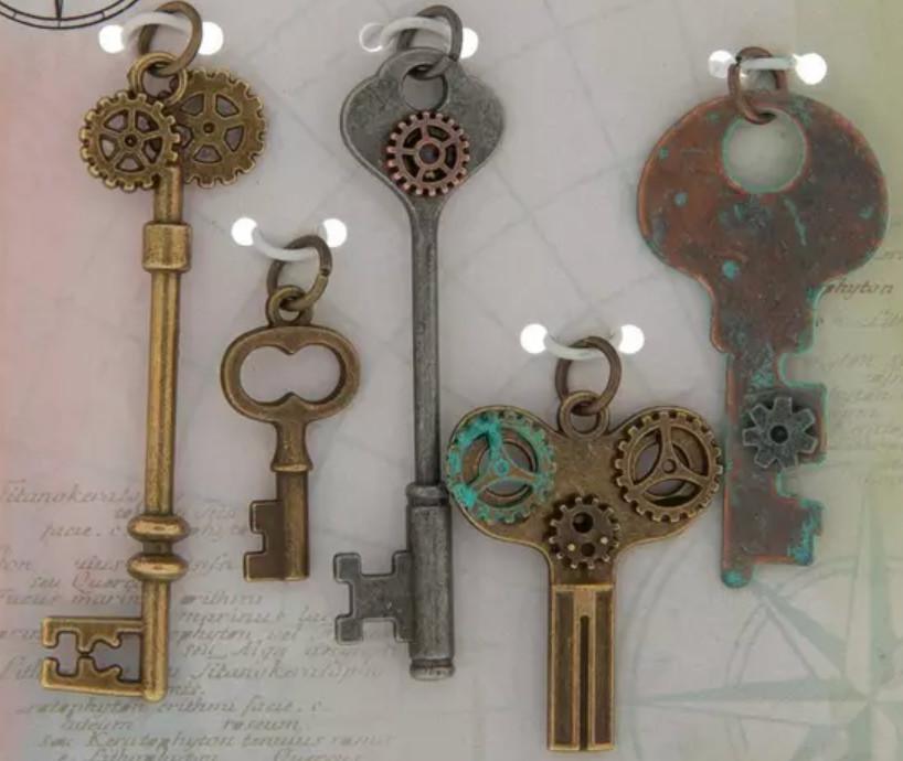 Hiking Key Pendant