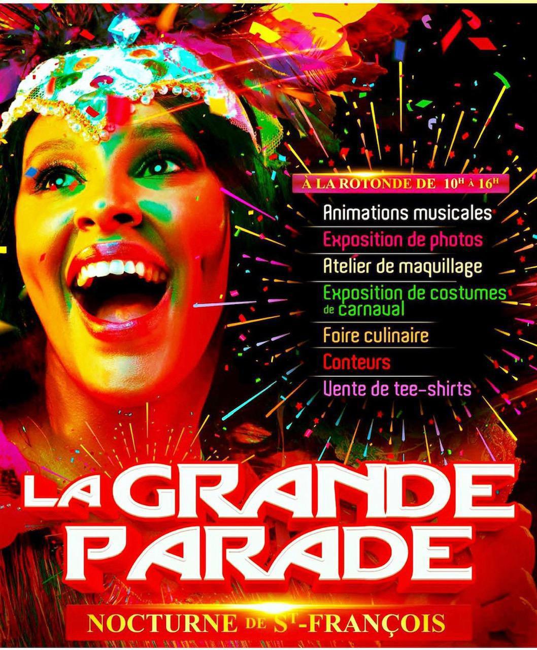 Parade du Lundi Gras à Saint François 20H30