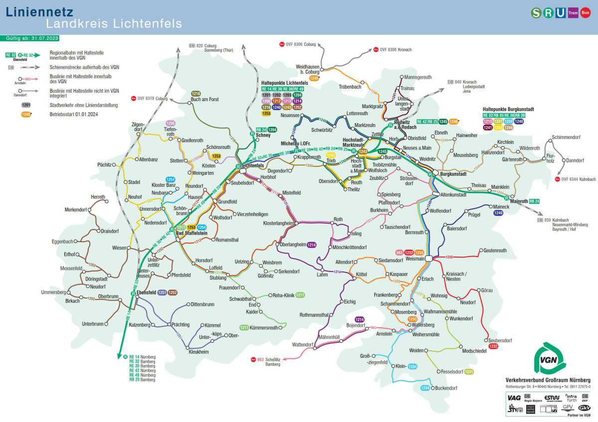 Fahrplanauskunft für neue Linien im Landkreis schon nutzbar - 50 Linienfahrpläne verfügbar