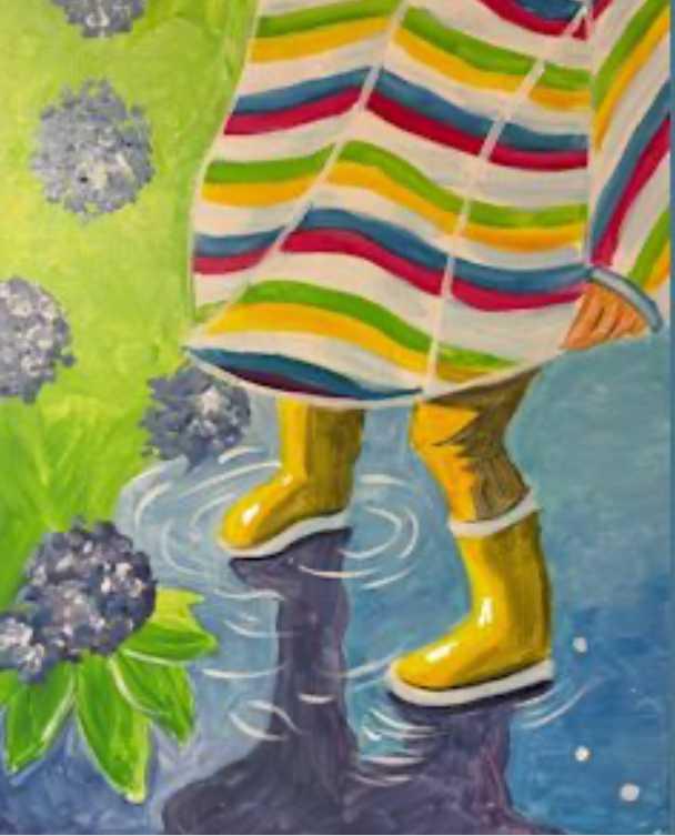 Painting Class: Rainy Day Reflections