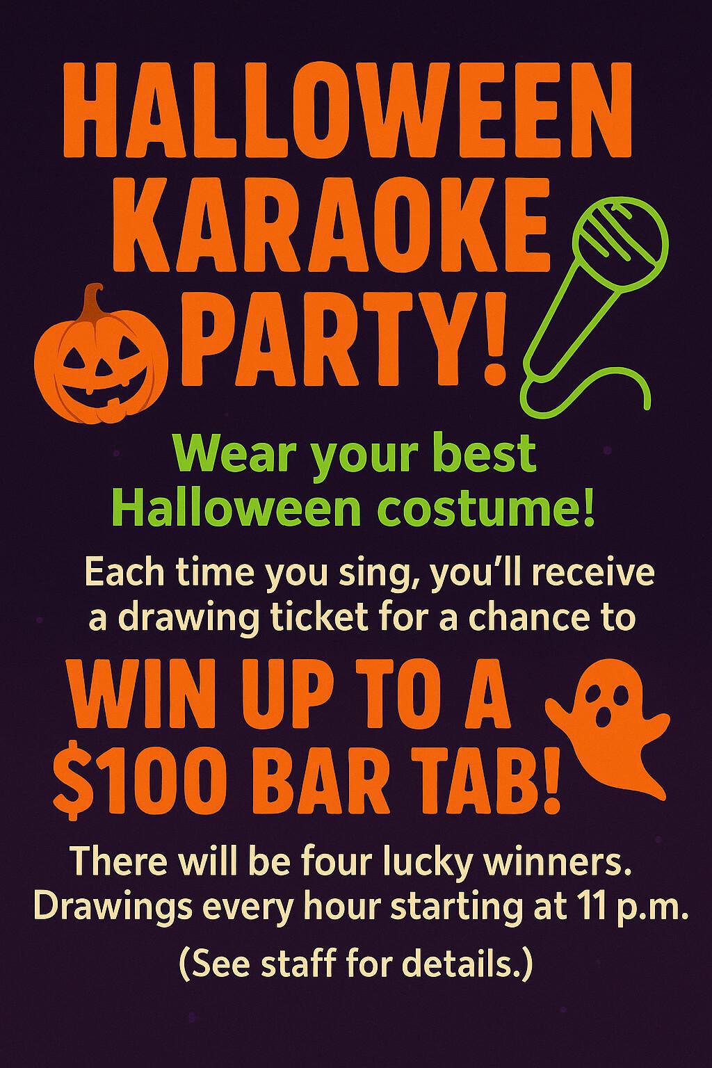 Halloween Karaoke Party - 10/31