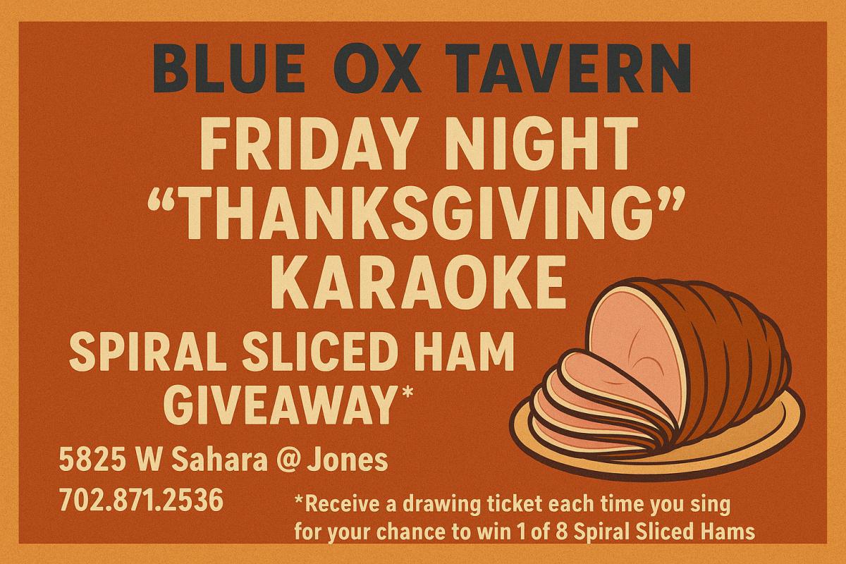 Friday Night "Thanksgiving" Karaoke