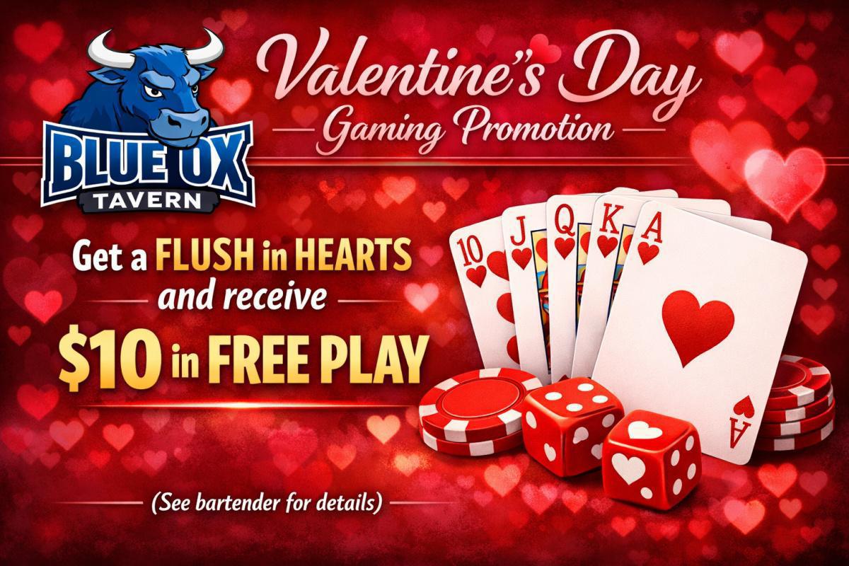 Valentine's Day Gaming Promotion - 2/14