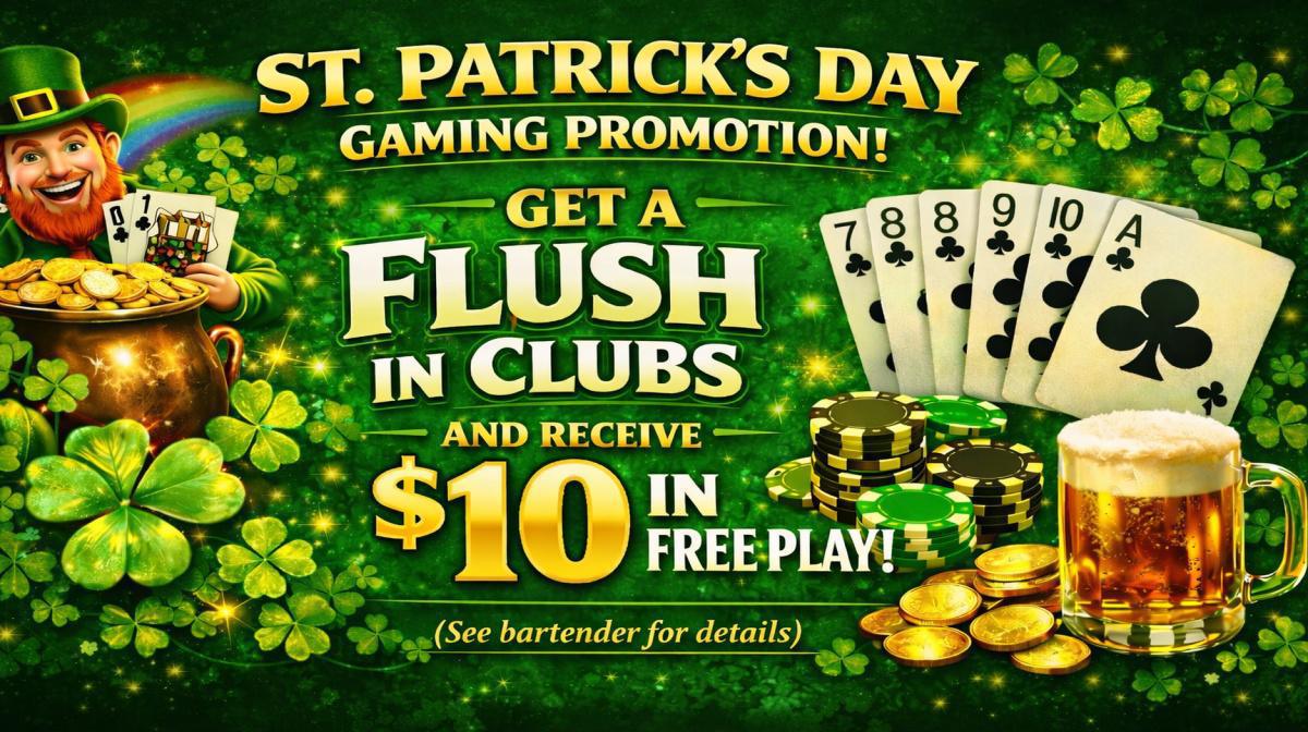St. Patrick's Day Gaming Promotion