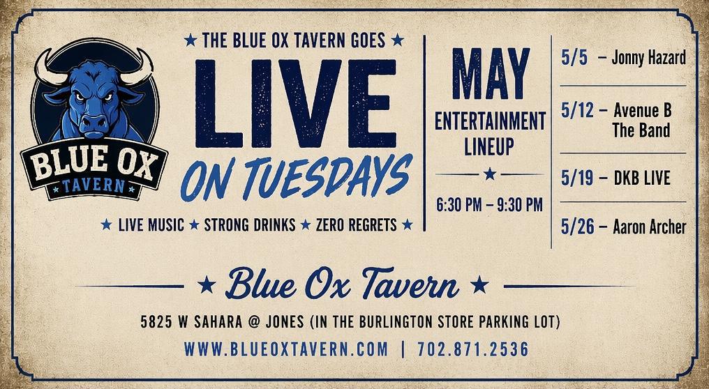 LIVE on TUESDAYS - 5/19