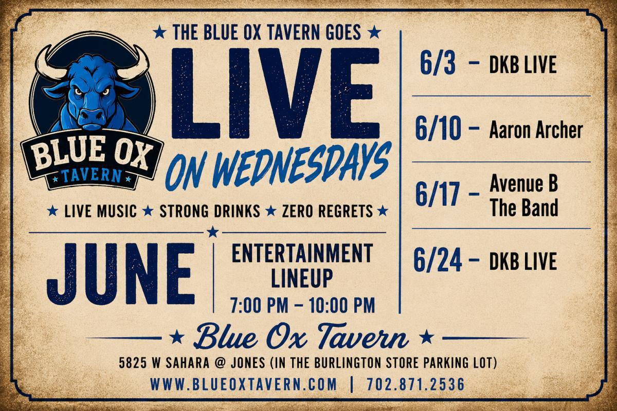 LIVE on WEDNESDAYS - 6/10