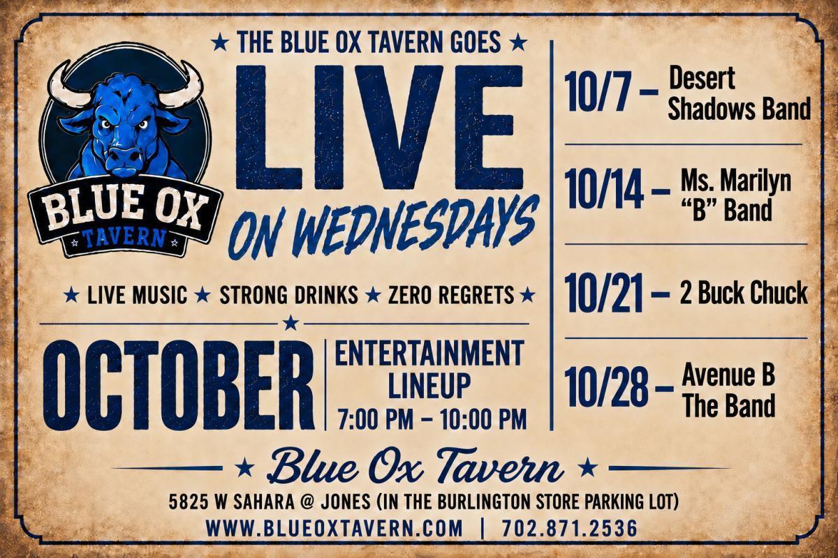 LIVE on WEDNESDAYS - 10/7