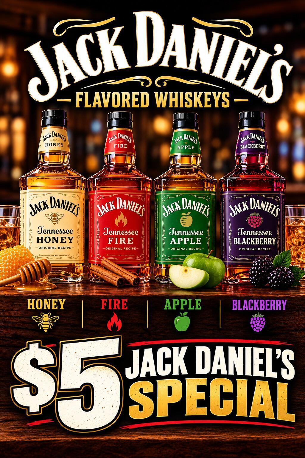 $5 Jack Daniel's Special | Flavored Whiskeys