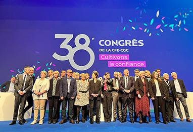 Nouvelle équipe confédérale - 38 ème congrès de Tours