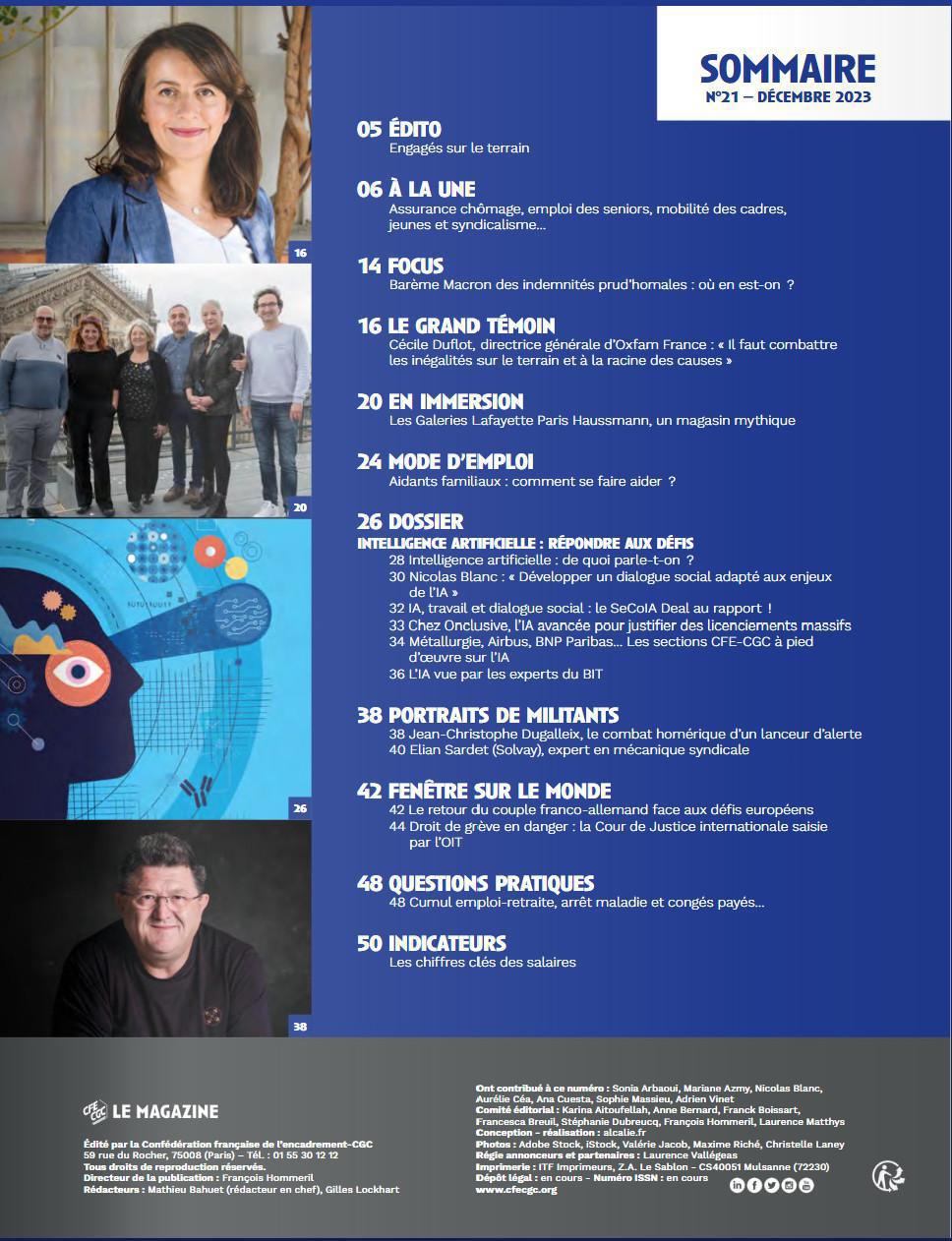 Magazine 21 - Décembre 2023