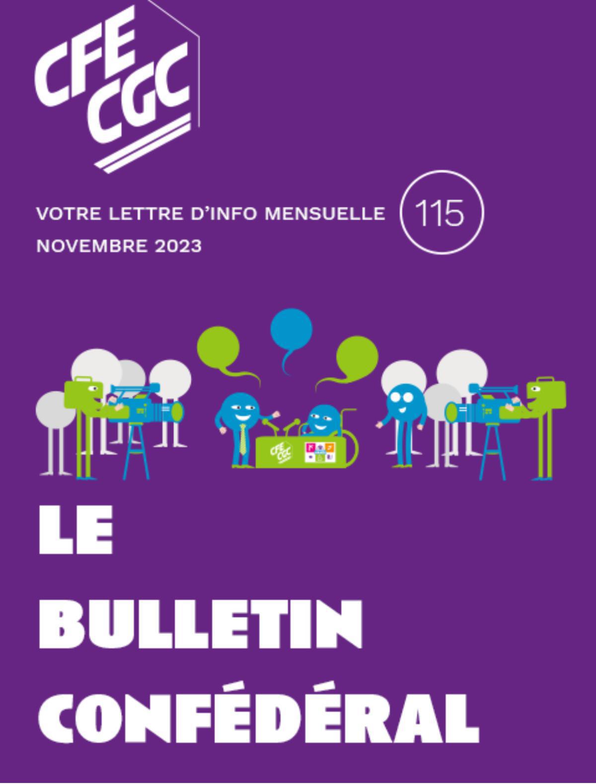 Bulletin confédéral 115 - Novembre 2023 Bulletin confédéral 115 - Novembre 2023