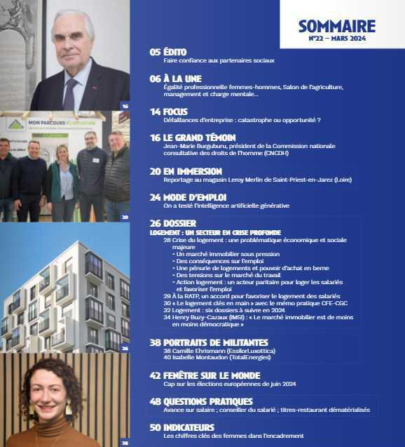 Magasine Confédéral n° 22 de Mars 2024