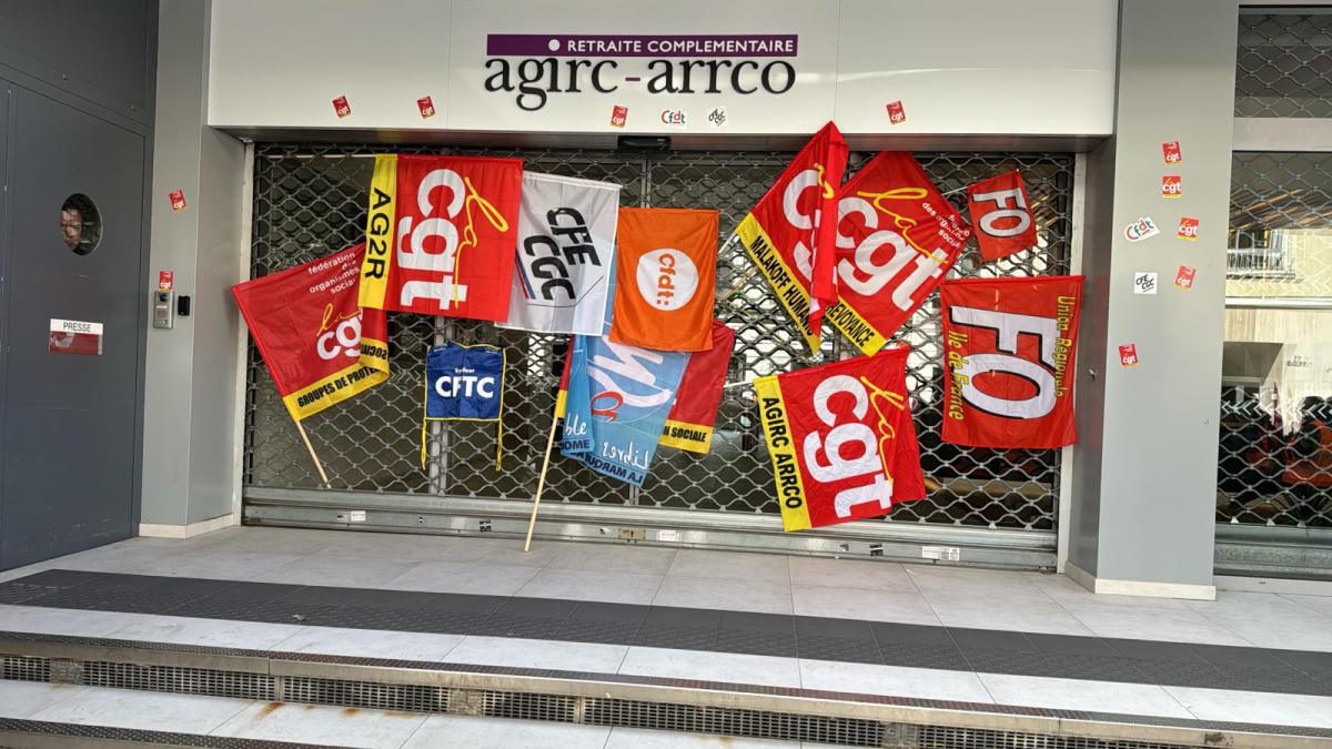 Manifestation : mobilisation des syndicats des salariés des groupes de protection sociale