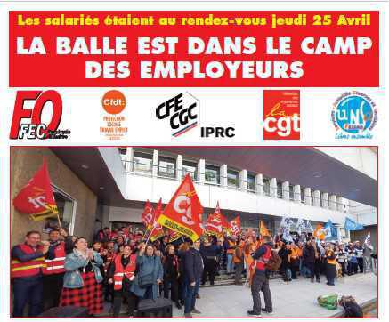 Les salariés étaient au rendez vous ...