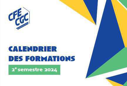 Formations syndicales du 2ème semestre 2024