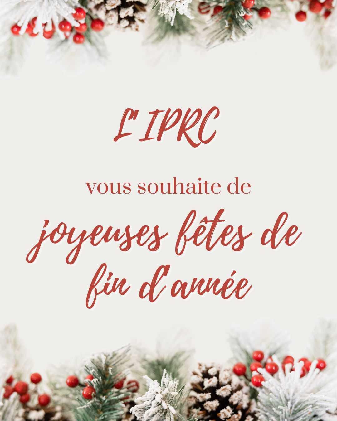 Vœux de fin d'année