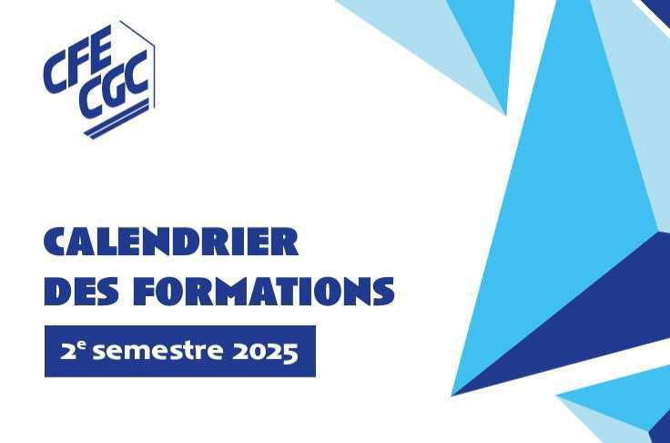 Formations syndicales - Catalogue du 2ème semestre 2025