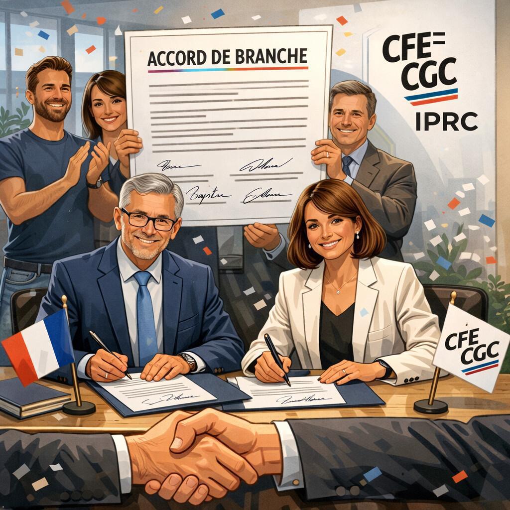 Accord de branche signé ce jour ! Accord de branche signé ce jour !