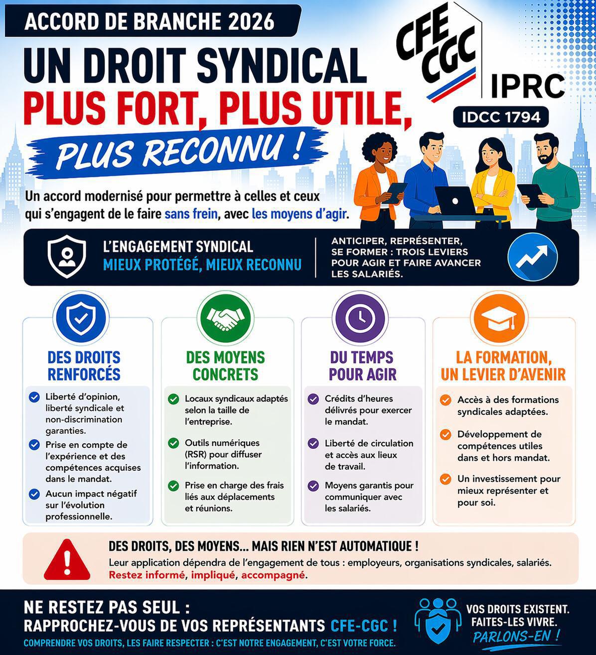 Synthèse accord de branche 2026