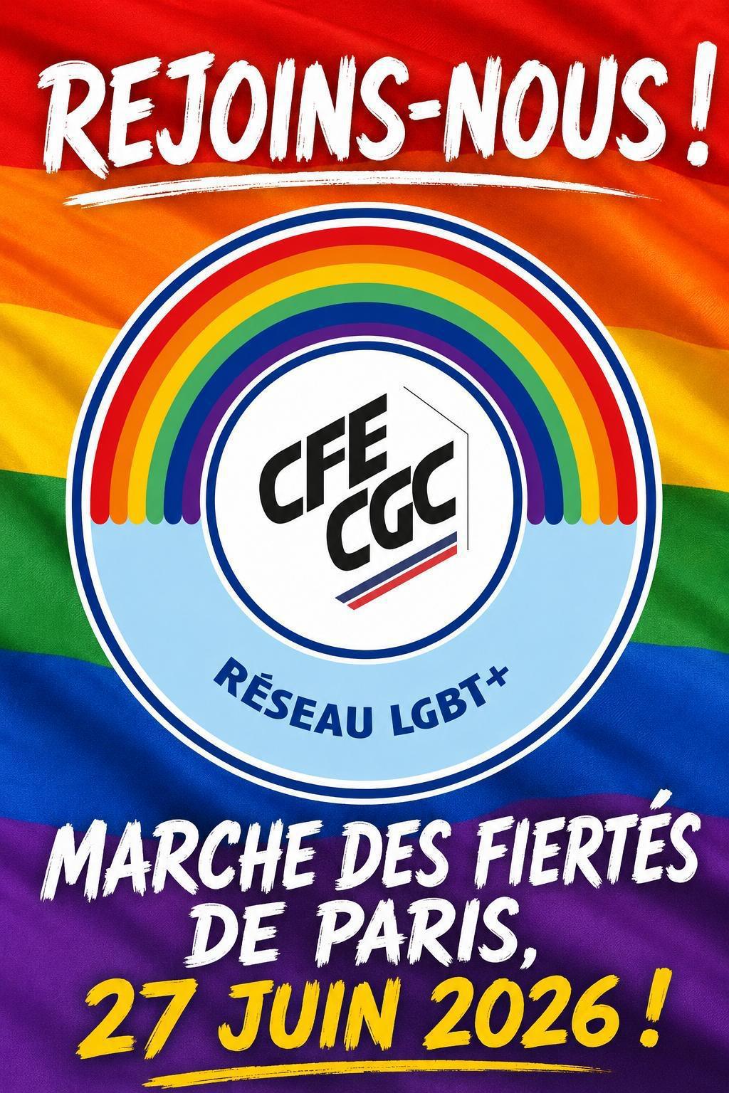 Marche des Fiertés - Ensemble le 27 juin 2026