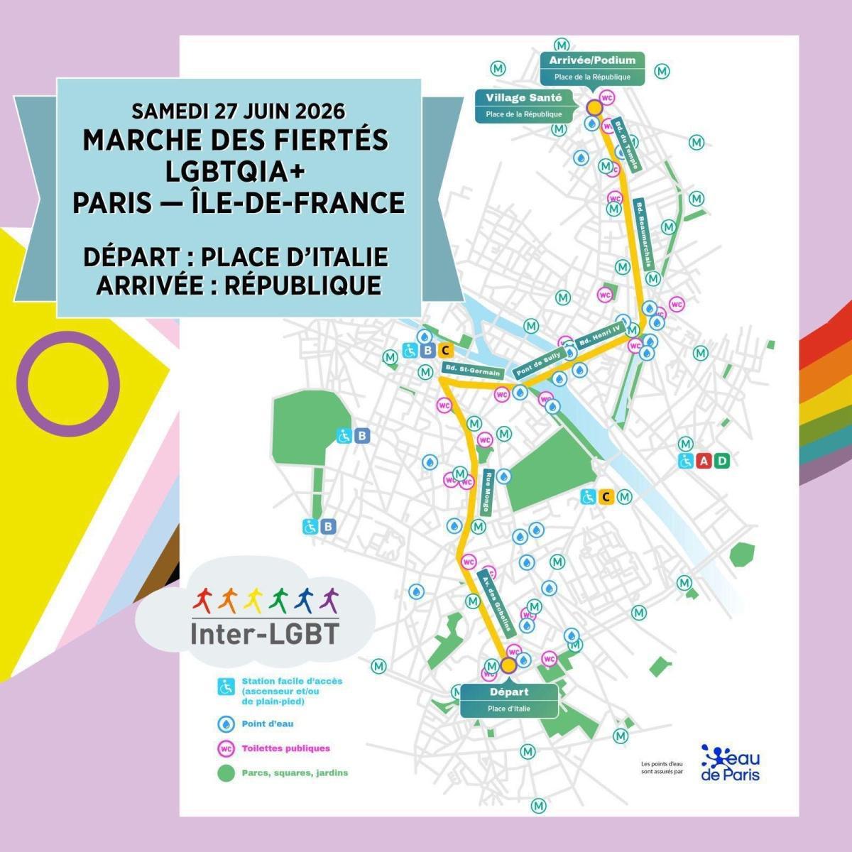 Marche des Fiertés - Ensemble le 27 juin 2026